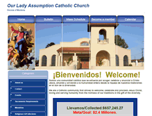 Tablet Screenshot of ladyassumptionchurch.org